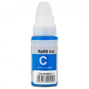 Cerneala pentru Canon GI-490 CISS - Cyan, BS0664C001AA compatibila GI490, 70 ml