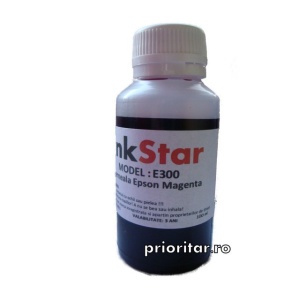 Cerneala EPSON DYE CISS rosie T0613 T0713 T0803 T1283 T1293 ( Refill T-0613 T-0713 T-0803 T-1283 T-1293 Magenta ) pe baza de apa - 100 ml