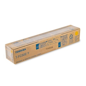 Cartus imprimanta TOSHIBA OEM T-FC50EY Laser toner original 6AJ00000111,6AJ00000225,6AJ00000299,T-FC50E-Y, yellow, 33600 pagini