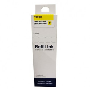 Cerneala Epson L800 CISS - Yellow 70 ml, compatibila