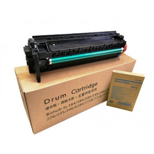 Konica Minolta DR114 + DV116 IU164 (DRUM UNIT + DEVELOPER UNIT+DEV POWDER) 4021029701, A1UC550, A1XUR70000, A1XUR70011, A1XUR70022 toner laser compatibil