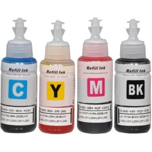 SET cerneala pentru Epson T6641 T6642 T6643 T6644 DYE FOTO CISS T-6641 T-6642 T-6643 T-6644 - 4 X 70 ML