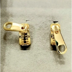 Cercei inox placat cu aur