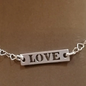 925 silver bracelet, heart links, nice love link