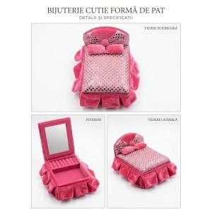 Patul de bijuterii "Printesa" -Eleganta și magie 2 în 1