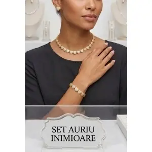 Set auriu trio cu nimioare