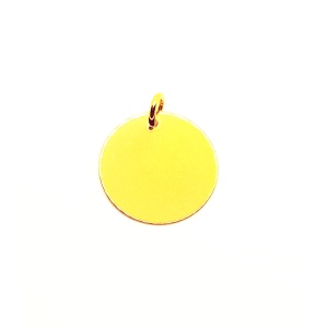 16.5 mm coin pendant with 3 mm chain link code 0053 - Img 1