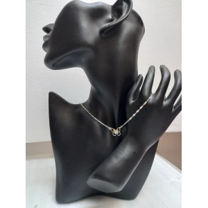 Link chain, 925 silver butterfly, adjustable to any size, code 0043 - Img 3