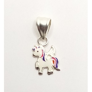 Pandantiv unicorn mic din argint