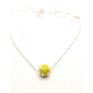 Lantisor cu minge tenis verde deschis