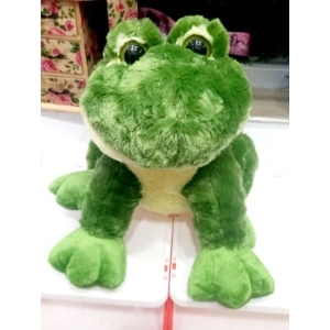 Pluș broască de balta, verde 30 cm inaltime - Img 2