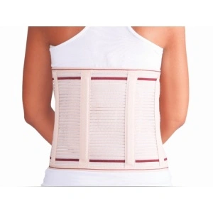 Corset lombar -lombostat elastic cu 4 atele de sustinere