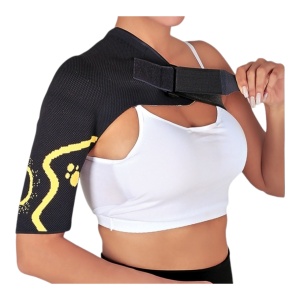 Orteza umar tricot elastic negru KB743