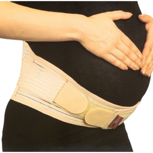 Corset suport gravide ,elastic crem cu atele SL244