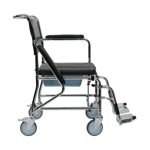 Scaun wc de interior cu roti ,pliabil si cu suporti rabatabili ,G 125a - Img 3