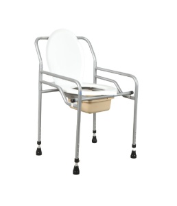 Scaun cu vas wc din otel pliabil ,reglabil pe inaltime KT770
