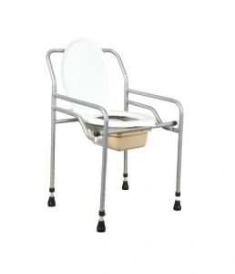 Scaun cu vas wc din otel pliabil ,reglabil pe inaltime KT770