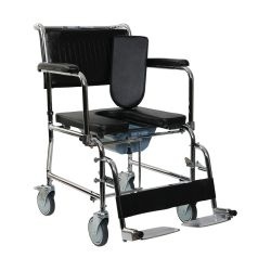 Scaun wc de interior cu roti ,pliabil si cu suporti rabatabili ,G 125a - Img 4