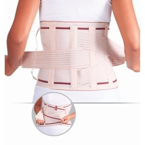 Corset elastic atelat-Lombostat 26cm cu 4 atele de sustinere HB5244 Case