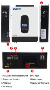 INVERTOR HIBRID EASUN - 7kW - Img 3