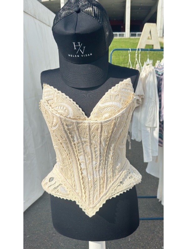 Corset macrame handmade