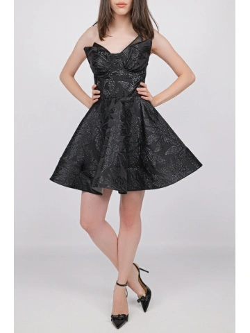 Rochie din brocard THEEA - Img 2