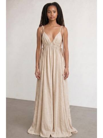 Lanna Dress beige