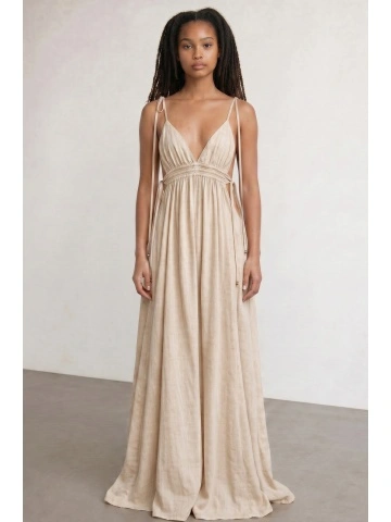Lanna Dress beige