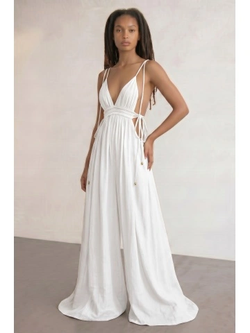 Lanna Jumpsuit White