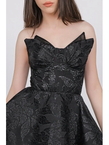 Rochie din brocard THEEA - Img 3