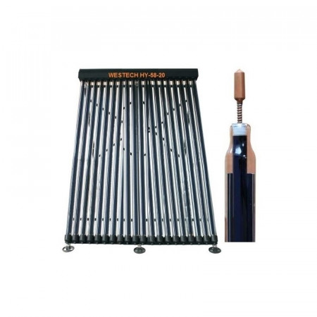 Panou solar Westech cu oglinda CPC in tub HY-H58-20