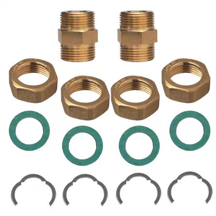 SET 4 PIULITE +2 NIPLURI CONECTARE PANOU SOLAR 3/4