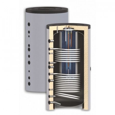 Puffer Woody tank in tank cu doua serpentine SUNSYSTEM KSC2 1000/220