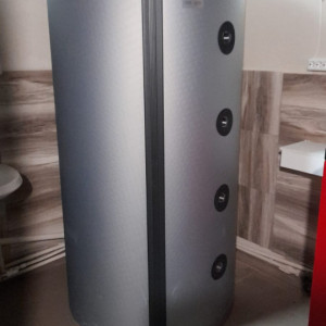 Puffer igienic combinat SUNSYSTEM HYG B 800/33 cu o serpentina sanitara INOX, pentru producere Apa Calda Menajera si Stocare Agent Termic pentru Incalzire 800 Litri - Img 3