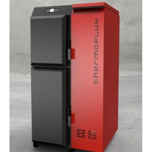 Centrală Termică pe Peleți ThermoFlux Pelling PRO MAXI 35 kW cu Autocuratare, Modulantă, Automatizată