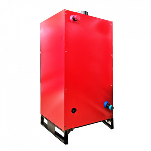 Centrala/Cazan lemne si carbuni KOPH Panzzer 37 kW/45 kW cu regulator de tiraj inclus, Ø 160 mm, volum manta apa 80 litri - Img 4