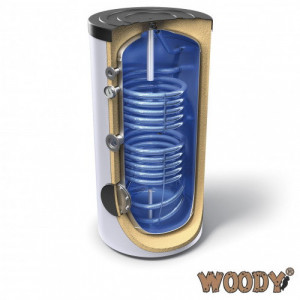 Boiler solar cu 2 serpentine WOODY BG 500 litri