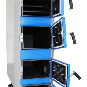 Cazan (centrala) pe combustibil solid, (lemn, carbune), Fornello JOKER 55 kW, cu Ventilator si Automatizare - Img 6