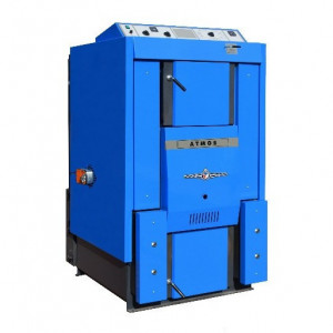 Centrală (Cazan) pe Lemne cu Gazeificare ATMOS DC100S - 100 Kw + CADOU Supapă Termică