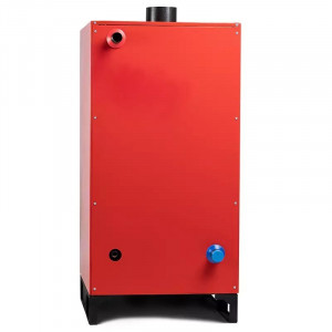 Pachet centrala/cazan pe lemn/carbune KOPH Panzzer 30 kW/35 kW cu regulator de tiraj inclus, Ø 130 mm, volum manta apa 70 litri, complet echipata - Img 8