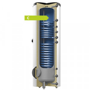 Boiler cu 2 serpentine Reflex Storatherm Aqua Solar AF 300 2SC - 300 litri