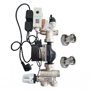 Grup amestec si pompare purmo tempco FIX ECO 3, pentru incalzire in pardoseala, pompa electronica Grundfos