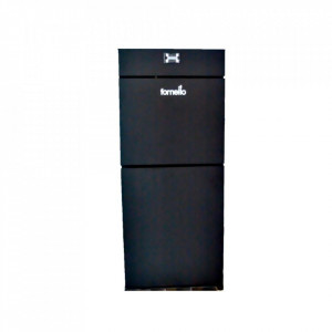 Centrala peleti Fornello Pellet King 30 kw, complet echipata pentru incalzire, pompa circulatie, vas expansiune, automatizare , telecomanda, buncar peleti 70 kg, tiraj fortat, culoare neagra , aprindere automata, curatare facila, pana la 200 mp