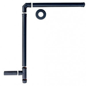 Pachet Cazan pe peleti sau lemn ThermoFLUX Pelling MAXI 25 - 25 kW + KIT EVACUARE GAZE ARSE - Img 2