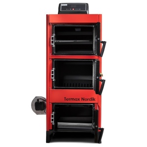 Pachet centrala pe lemn/carbune Termax Nordik 46 kW echipat cu calorifere si accesorii - Img 4