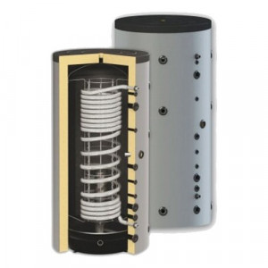 Puffer igienic combinat SUNSYSTEM HYG B 500/20 cu o serpentina sanitara INOX, pentru producere Apa Calda Menajera si Stocare Agent Termic pentru Incalzire 500 Litri