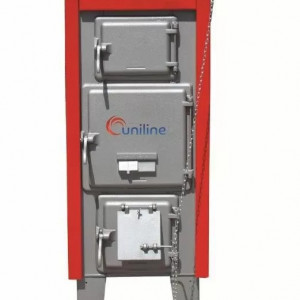 Cazan din otel biomasa nelemnoasa Uniline S28-B 28 kw