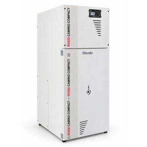 Centrala termica compacta pe peleti Fornello Rossi Camino Compact 35 kw