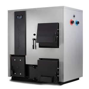 Pachet centrala mixta lemn/pelet Termax Combo 35 kW, volum manta apa 122 litri, Calorifere, Boiler termoelectric apa calda menajera, Accesorii Montaj - Img 4