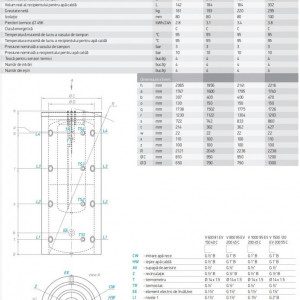 Puffer combinat tank in tank 800 litri Tesy V 800 99 - EV 200 45 - Img 2